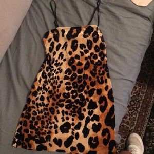 Bodycon Cheetah mini dress